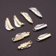 Mini Pocket Knife Brass Keychain Folding Multifunctional Stainless Steel Knife Cleaver Blade Cutter Gift Outdoor Self-Defense