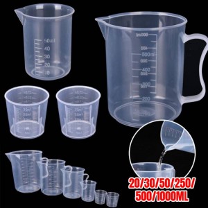 20ml/30ml/50ml/250ml/500ml/1000ml Plastic Liquid Graduated Measuring Cup And Scale Measuring Cups Measuring Tools  Kitchen Tools