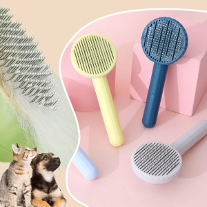 Pet Hair Removal Brush Floating Messy Hair Cleaning Dog Cat Lint Removal Comb Puppy Kitten Massage Grooming Supplies