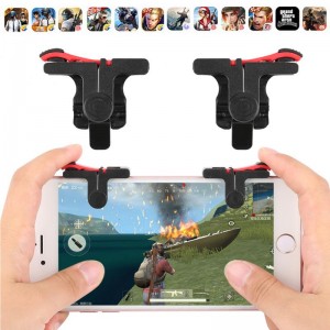 HOT! PUBG Moible Controller Gamepad Free Fire L1 R1 Triggers PUGB Mobile Game Pad Grip L1R1 Joystick For IPhone Android Phone