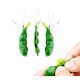 1PCS Soybean Squeeze Toys Decompression Toys Squishy Squeeze Peas Beans Keychain Cute Stress Adult Toy Rubber Boys