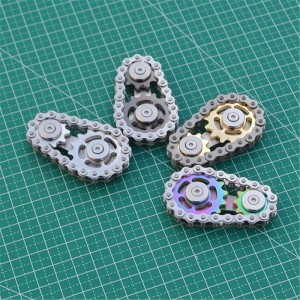 Table Games EDC Fingertip Gyro Chains Flywheel Sprockets Anxiety Relief Decompression Metal Toy Sprocket Road Spinner Gear Toys