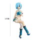 17CM Anime Re:Life in a different world from zero Ram Rem Sit Down Action Figure Model Toys Dolls