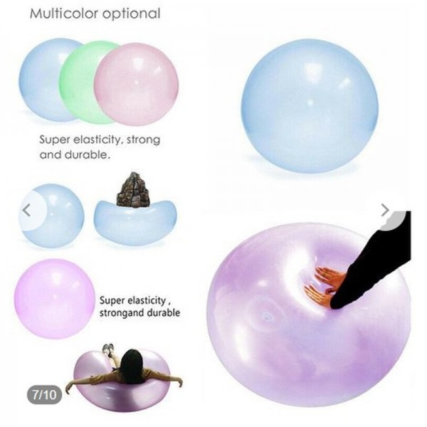 Children Outdoor Soft Air Water Filled Bubble Ball Blow Up Balloon Toy Fun Party Game Summer Gift for Kids Birthday Party Favors