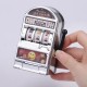 Children's Handheld Lottery Machine Toy Winning Game Shake Model Gift Toy Lucky Jackpot Mini Fruit Slot Machine