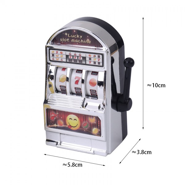 Children's Handheld Lottery Machine Toy Winning Game Shake Model Gift Toy Lucky Jackpot Mini Fruit Slot Machine