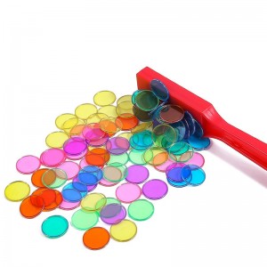 100Pcs Magnetic Colorful Chips Physics Science Magnetic Stick Wand Set  Experiment Game Montessori Color Learning Teaching Aids