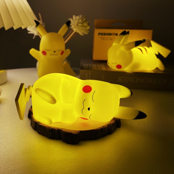 Pokemon Led Night Light Lamp Pikachu Cute Anime Soft Light Kids Bedroom Bedside Room Decoration Toys Gift