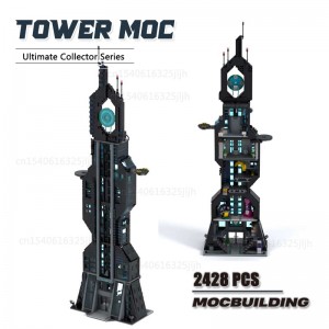 Movie Game MOC Building Blocks Famous Tower Technology Bricks DIY Assembly Collection Model Street Building Toys Gifts