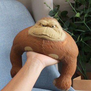 ZK30 Big Giant Spongy Squishy Fidget Orangutan Influencer Elastic Monkey Antistress Toy for Adult and Children Soft Fun Gift Toy