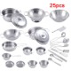 25pcs MINI Kitchen Utensils Toys Set For Kids Girl Stainless Steel Can Hold Food Cooking Kitchen Toys Education Pretend Play