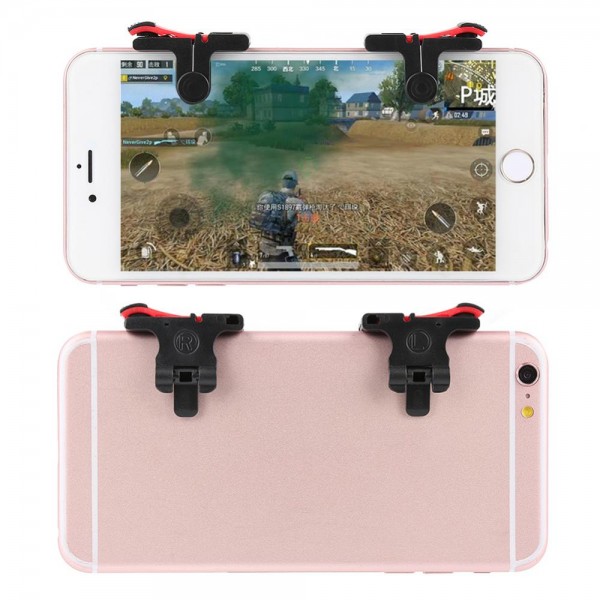 1 Pair Mobile Game Controller D9 Gamepad Trigger Aim Button L1 R1 Shooter Joystick For SmartPhone Game PUBG Game Accesorios