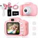 Super Cute Children Camera Kids Educational Toy Children Baby Birthday Digital Camera 1080P Video Camera With Free Gift For Girl