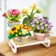 Building Block Bouquet Kids DIY Assembly Toy Set Flower Brick Model Home Decor Collection Construction Toy Kids Gift