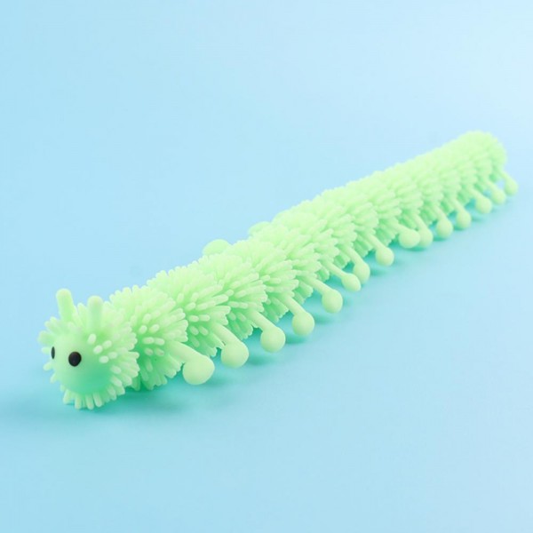 1pc 16 Knots Caterpillar Relieves Stress Toy Physiotherapy Releases Stress Toys Personalized Gift Squeeze Relax Toys Kids Adults