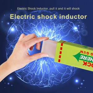 Shocking Toy Practical Spoof Safety Realistic Portable Novelty Toy Tricky Electric Gum For 3 Years Old And Above Funny