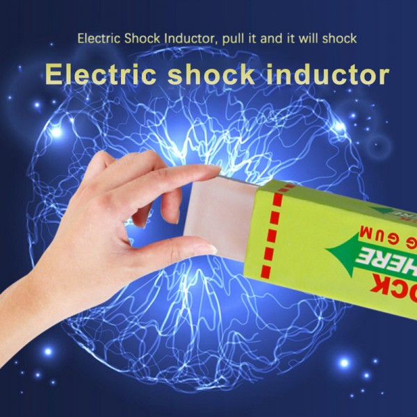 Shocking Toy Practical Spoof Safety Realistic Portable Novelty Toy Tricky Electric Gum For 3 Years Old And Above Funny