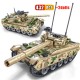 Military Panzer Tank Vehicle Model Building Blocks WW2 Army Weapon Action Soldier Figures Enlighten Bricks Toys For Kids