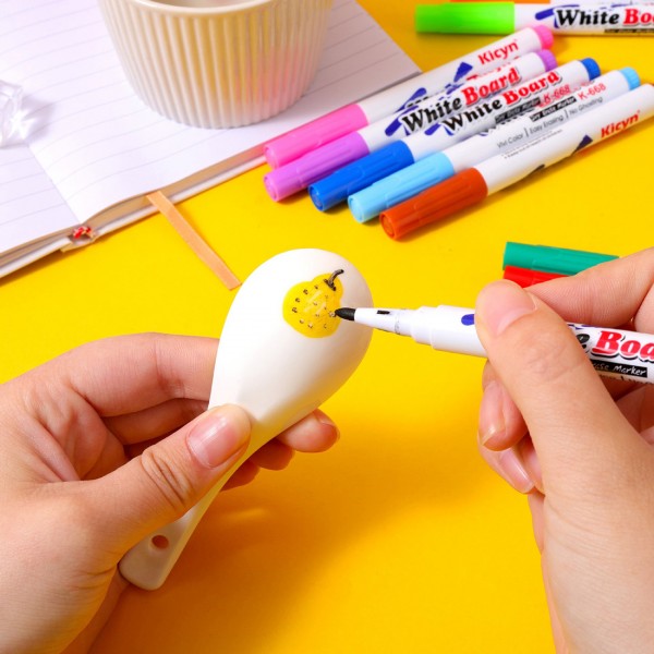 Magical Water Painting Pen Colorful Mark Pen Markers Floating Ink Pen Doodle Water Pens Children Montessori Early Education Toys