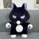 25cm Game Genshin Black Cat Fluffy Impact Wanderer Pet Plush Toys Scaramouche Cat Cosplay Doll Soft Stuffed Pillow Gift For Kids