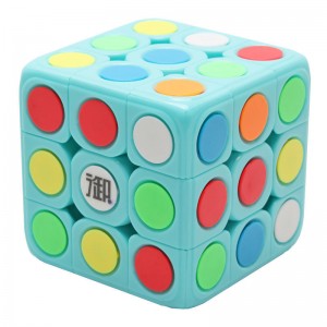 3D Dice 3x3 Magic Cube Warrior S Stickerless Professional Speed Puzzles Cubes Montessori Educational Games for Kids Toy