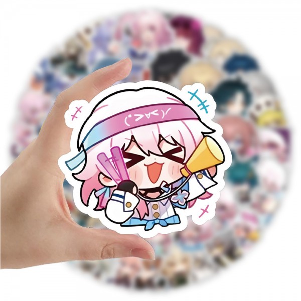 10/30/50pcs Cute Game Honkai Star Rail Anime Stickers Cartoon Decals Laptop Suitcase Phone Skateboard Decoration Sticker Kid Toy