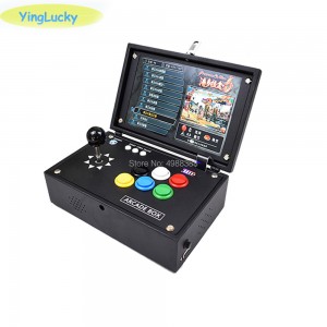 Raspberry Pi 3B + 10 inch arcade game LCD Video game console + arcade joystick + Pandora box 3D game