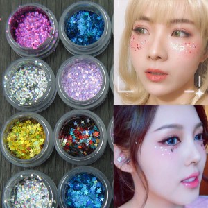 1Pcs Star Sparkle Makeup Toys Pretend Princess Makeup Box Toys Kids Girls Traveling Cosmetic Toy Suit Children Birthday Gift