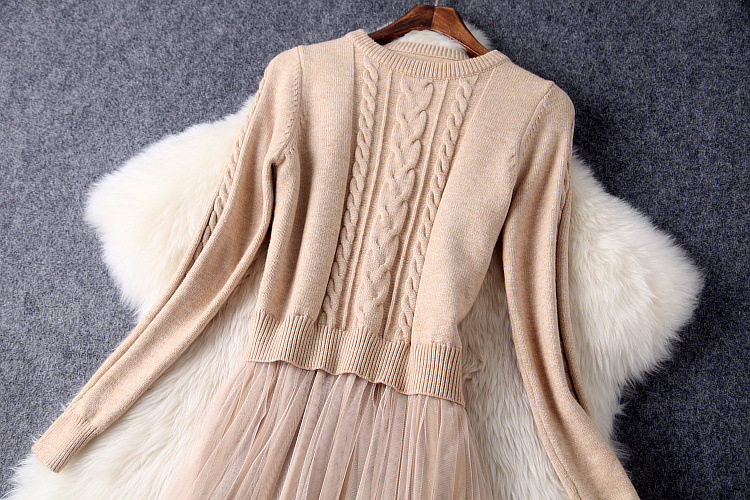 Elegant-Knitted-Sweater-Dress-Autumn-Winter-Dress-Long-Sleeve-Sweater-Mesh-Patch