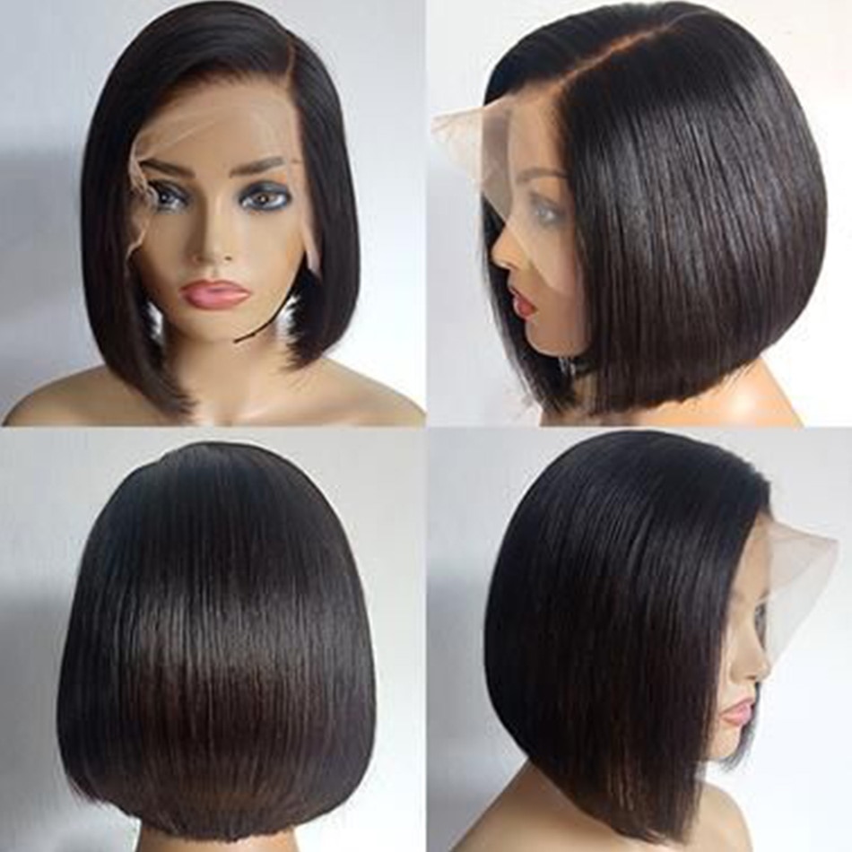 Short-Bob-Human-Hair-Wigs-Brazilian-13X1-T-Part-Straight-Lace-Wigs-For-Women-Tra